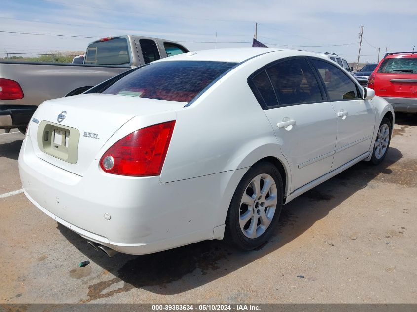 2008 Nissan Maxima 3.5 Sl VIN: 1N4BA41E38C804848 Lot: 39383634