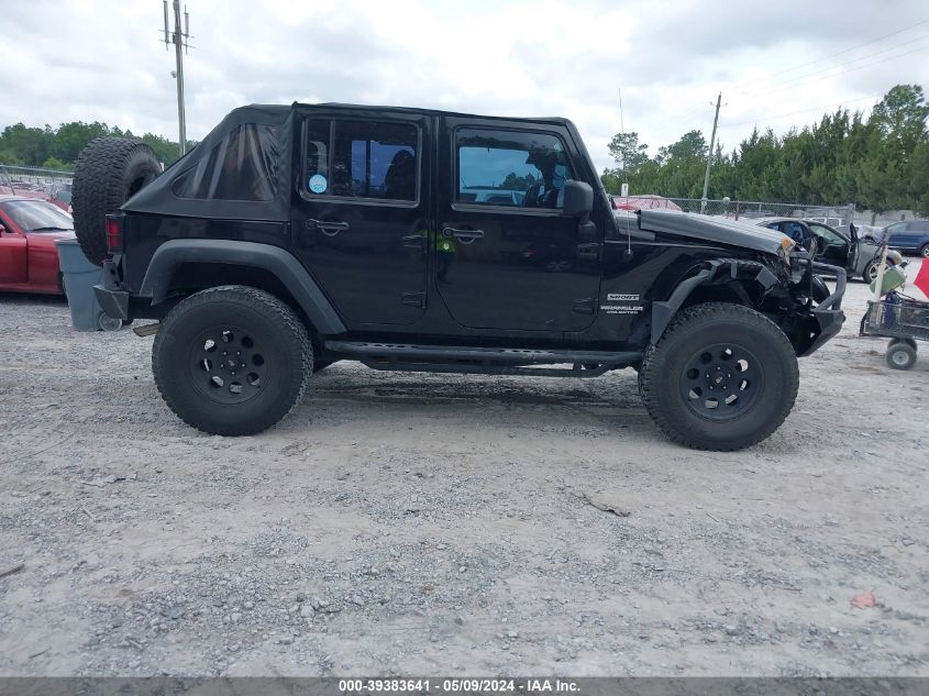 2012 Jeep Wrangler Unlimited Sport VIN: 1C4BJWDG7CL166518 Lot: 39383641