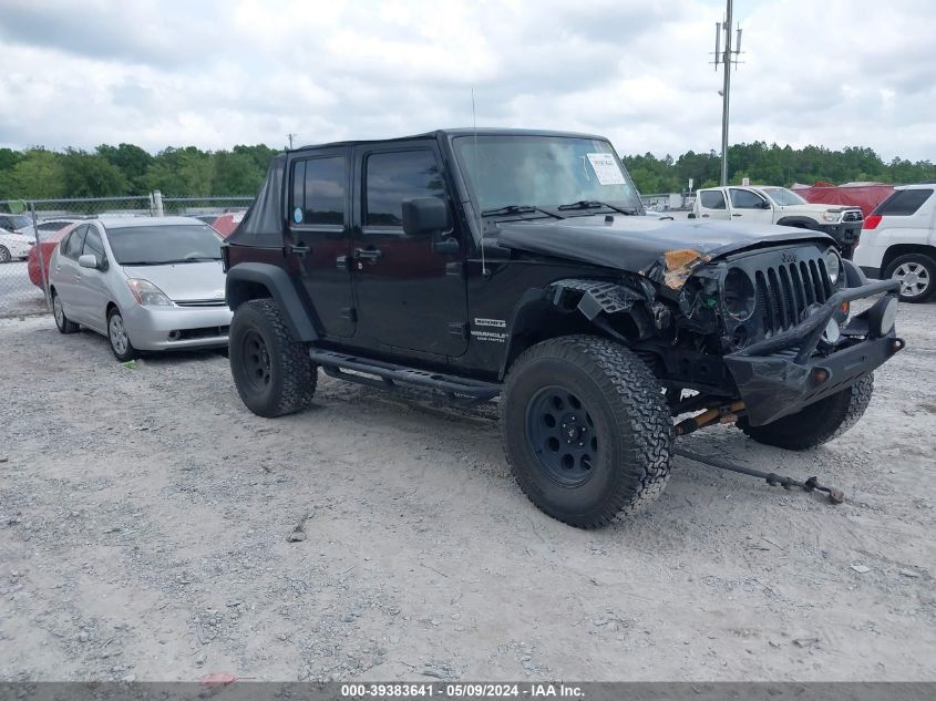 2012 Jeep Wrangler Unlimited Sport VIN: 1C4BJWDG7CL166518 Lot: 39383641