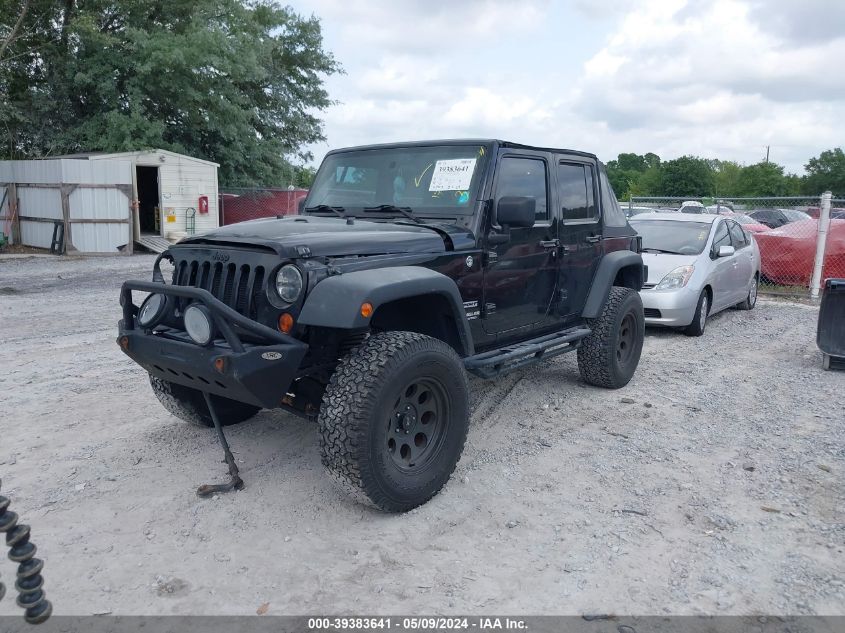 2012 Jeep Wrangler Unlimited Sport VIN: 1C4BJWDG7CL166518 Lot: 39383641