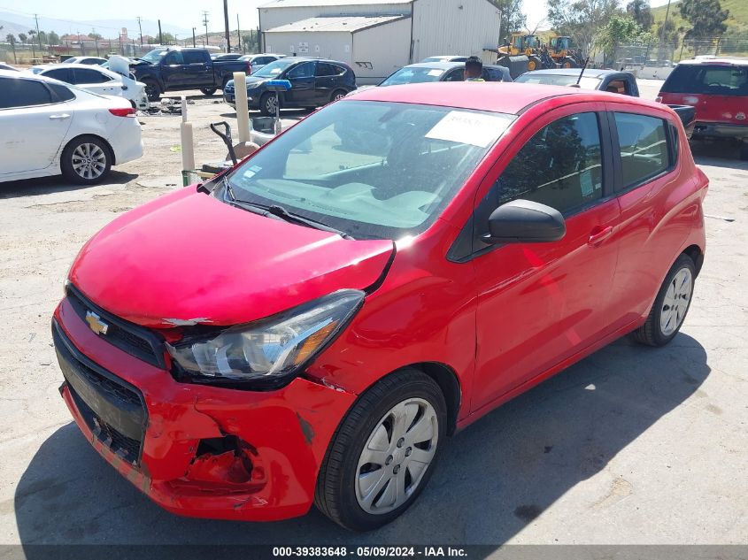 2016 Chevrolet Spark Ls Cvt VIN: KL8CB6SAXGC582934 Lot: 39383648