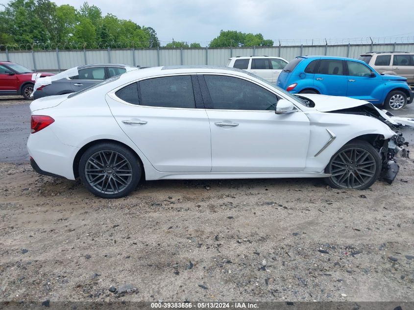 2019 Genesis G70 Elite VIN: KMTG34LA2KUO40210 Lot: 39464204