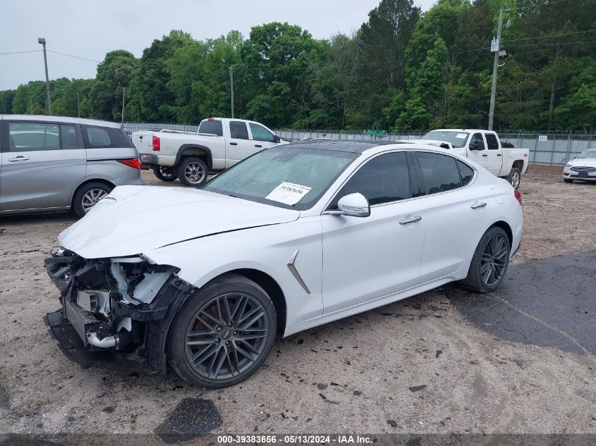 2019 Genesis G70 Elite VIN: KMTG34LA2KUO40210 Lot: 39464204