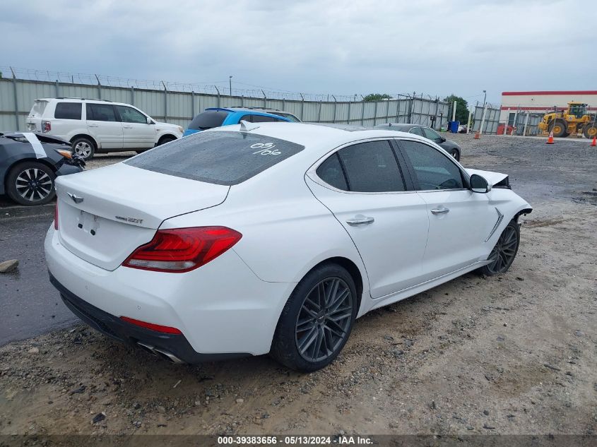 2019 Genesis G70 Elite VIN: KMTG34LA2KUO40210 Lot: 39464204