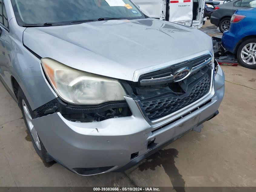 2015 Subaru Forester 2.5I Premium VIN: JF2SJADC2FH515612 Lot: 39383666