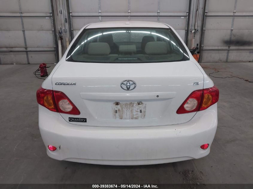 2010 Toyota Corolla Le VIN: 1NXBU4EE6AZ273832 Lot: 39383674