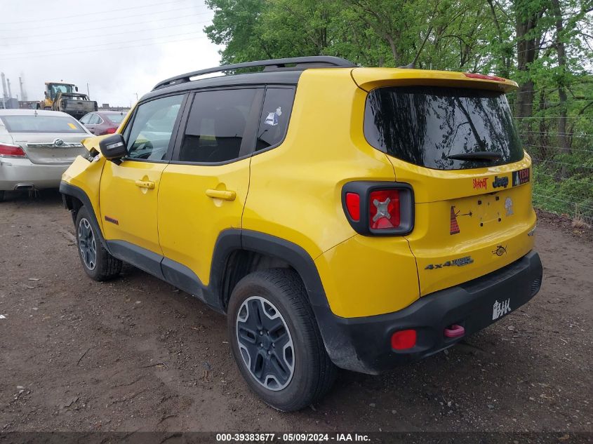 2017 Jeep Renegade Trailhawk 4X4 VIN: ZACCJBCB5HPF55146 Lot: 39383677