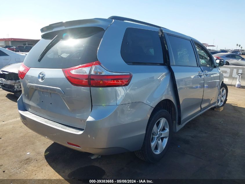 2018 Toyota Sienna Le 8 Passenger VIN: 5TDKZ3DC3JS926203 Lot: 39383685