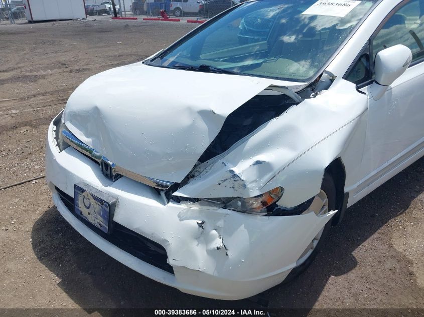 2008 Honda Civic Hybrid VIN: JHMFA36248S014676 Lot: 39383686