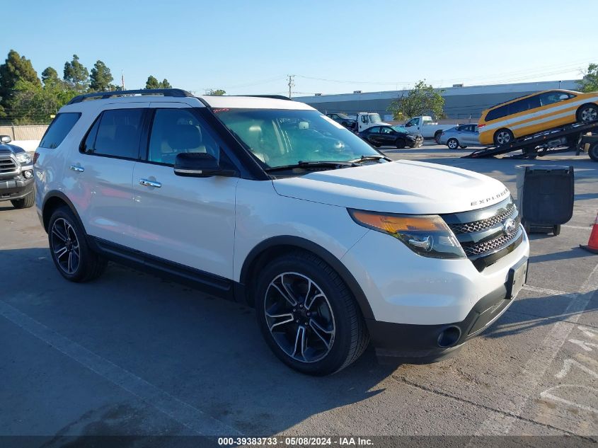 2013 Ford Explorer Sport VIN: 1FM5K8GT3DGC81380 Lot: 39383733