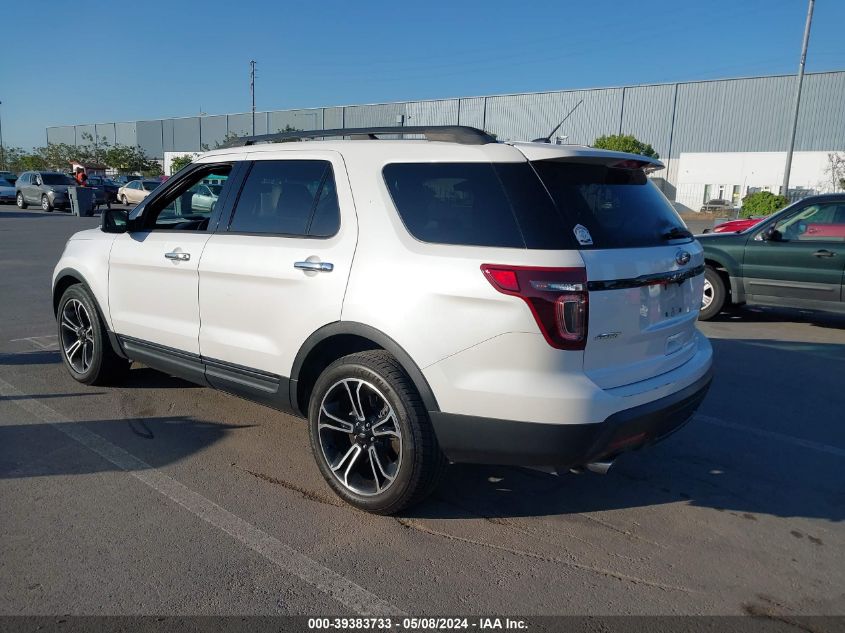 2013 Ford Explorer Sport VIN: 1FM5K8GT3DGC81380 Lot: 39383733