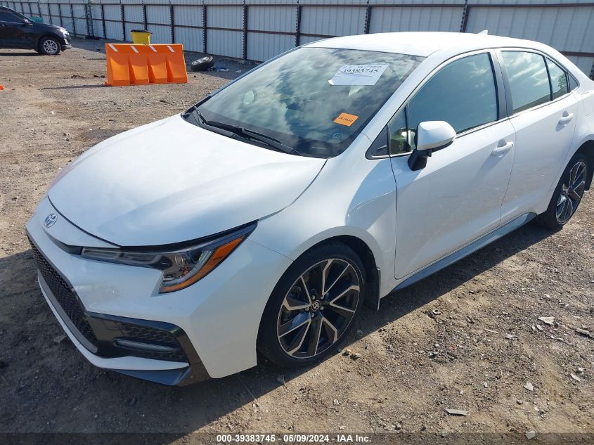 2020 Toyota Corolla Se VIN: JTDS4RCE9LJ028628 Lot: 39383745