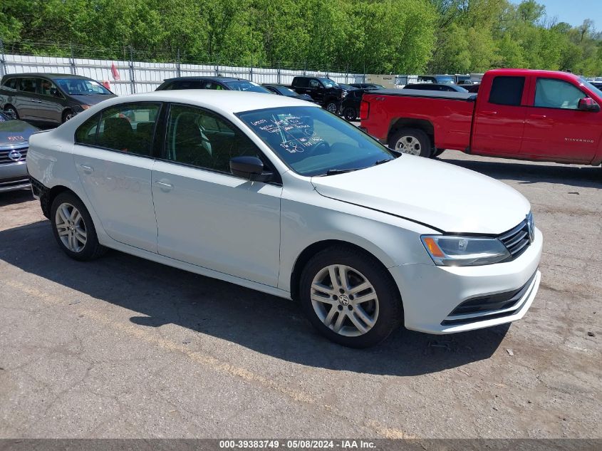 2015 Volkswagen Jetta 2.0L S VIN: 3VW2K7AJ1FM350503 Lot: 39383749