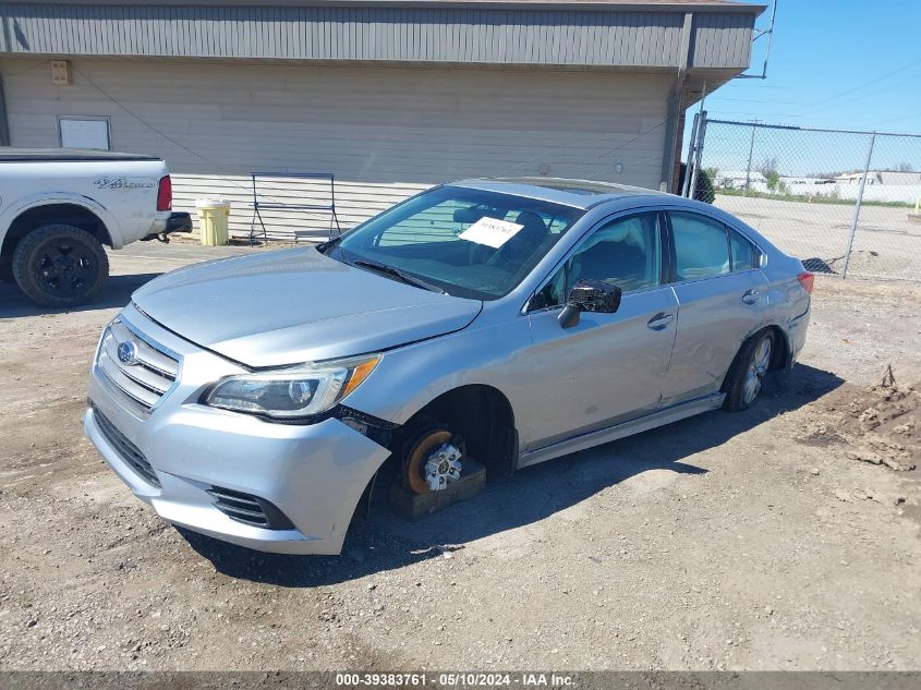 2015 Subaru Legacy 2.5I Premium VIN: 4S3BNBE62F3003119 Lot: 39383761