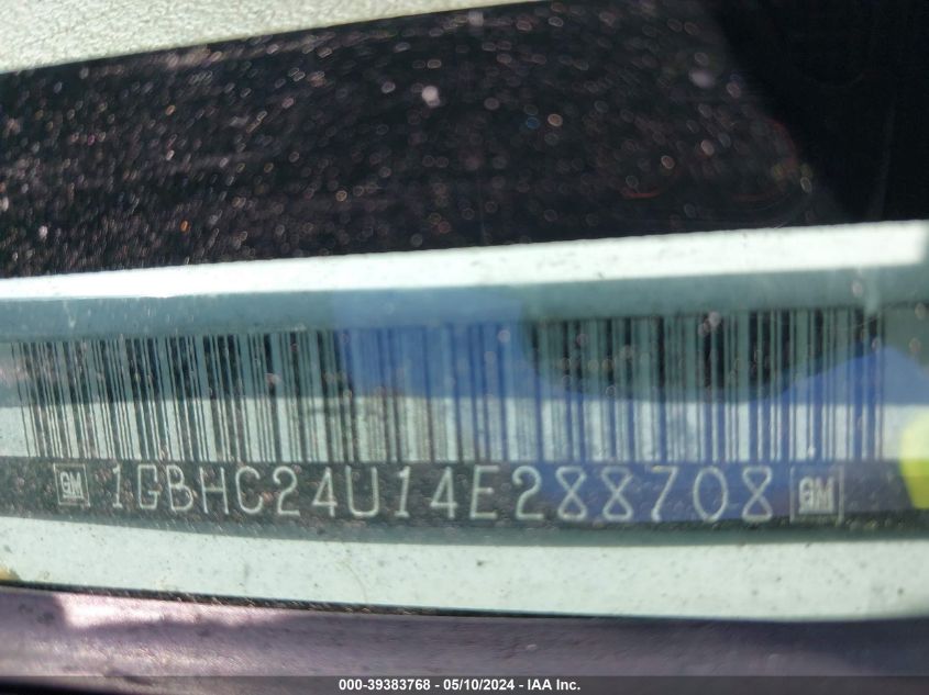 2004 Chevrolet Silverado 2500Hd Ls VIN: 1GBHC24U14E288708 Lot: 39383768