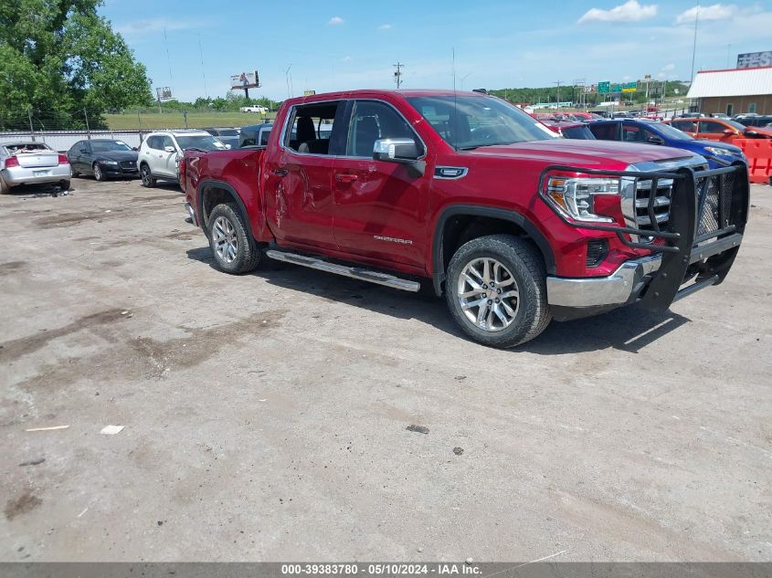 2021 GMC Sierra 1500 4Wd Short Box Sle VIN: 3GTU9BET8MG200311 Lot: 39383780