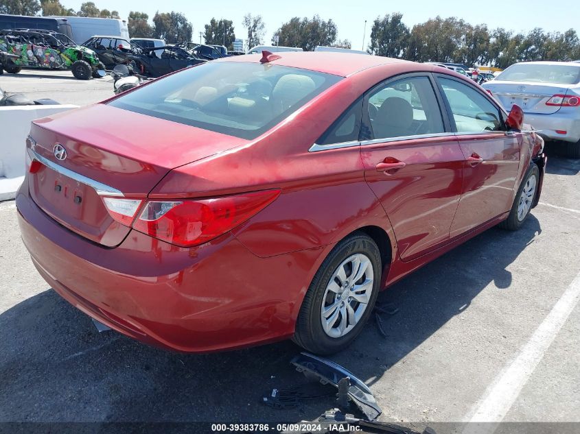 2012 Hyundai Sonata Gls VIN: 5NPEB4AC6CH439131 Lot: 39383786