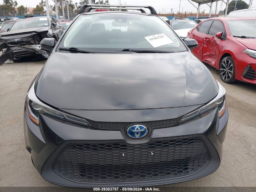 2021 Toyota Corolla Hybrid Le VIN: JTDEAMDE1MJ002209 Lot: 39383787