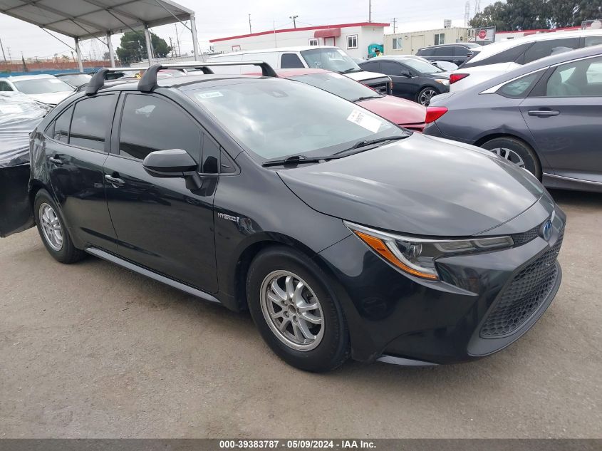 2021 Toyota Corolla Hybrid Le VIN: JTDEAMDE1MJ002209 Lot: 39383787