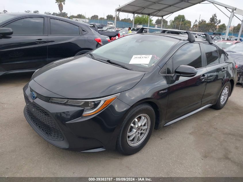 2021 Toyota Corolla Hybrid Le VIN: JTDEAMDE1MJ002209 Lot: 39383787