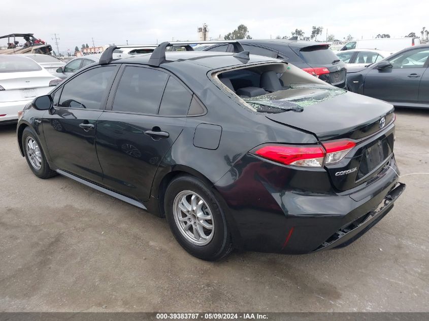 2021 Toyota Corolla Hybrid Le VIN: JTDEAMDE1MJ002209 Lot: 39383787