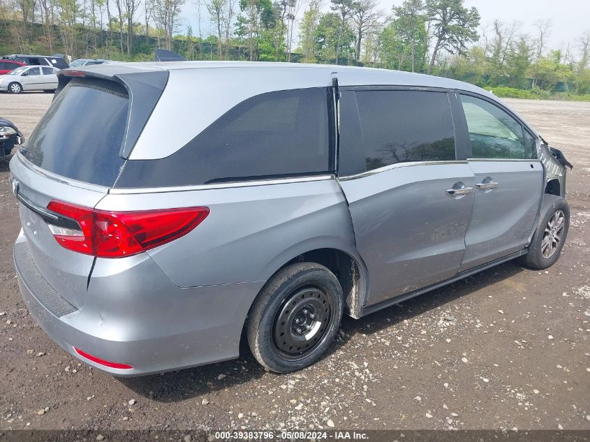 2024 Honda Odyssey Ex-L VIN: 5FNRL6H67RB040584 Lot: 39383796