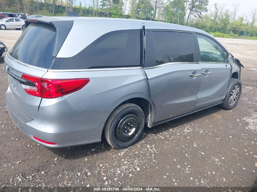 2024 Honda Odyssey Ex-L VIN: 5FNRL6H67RB040584 Lot: 39383796