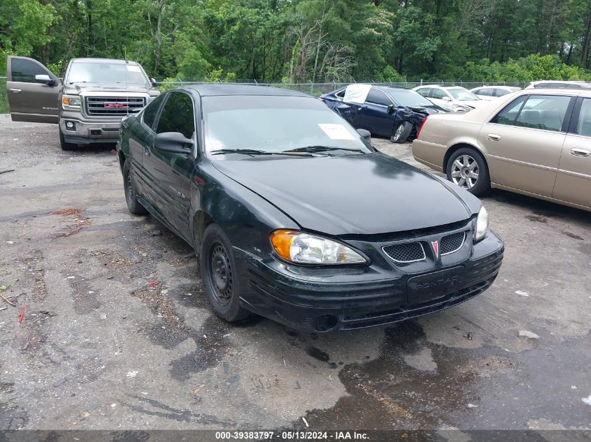 2000 Pontiac Grand Am Se1 VIN: 1G2NF12E7YM724795 Lot: 39383797