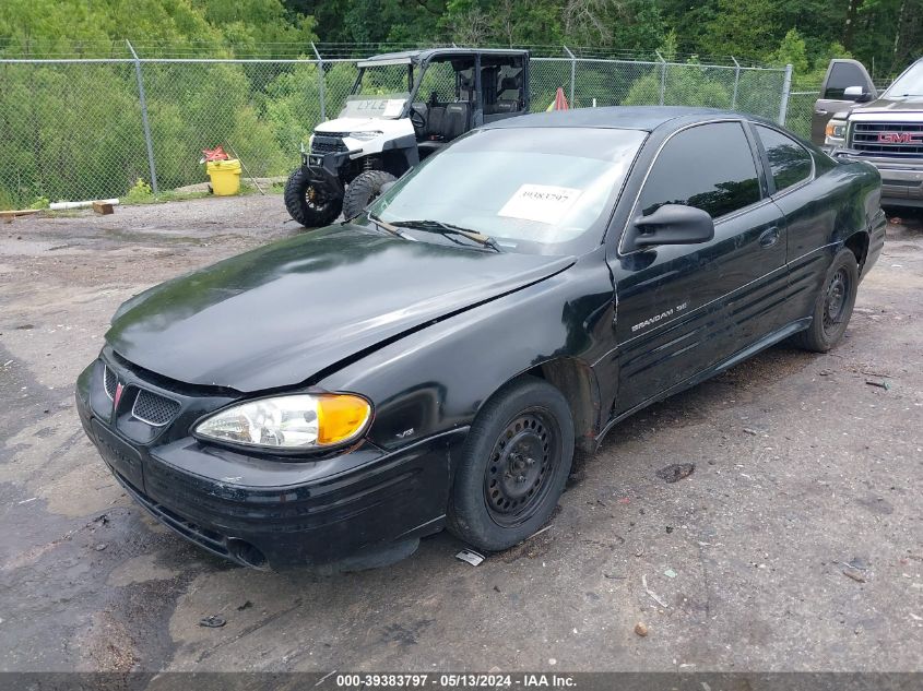 2000 Pontiac Grand Am Se1 VIN: 1G2NF12E7YM724795 Lot: 39383797