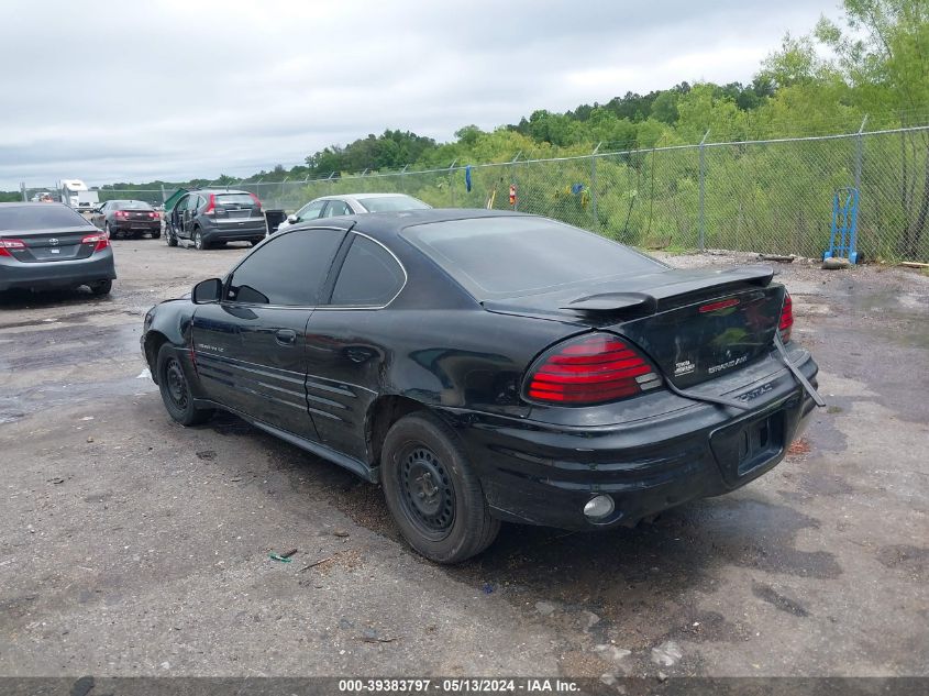 2000 Pontiac Grand Am Se1 VIN: 1G2NF12E7YM724795 Lot: 39383797