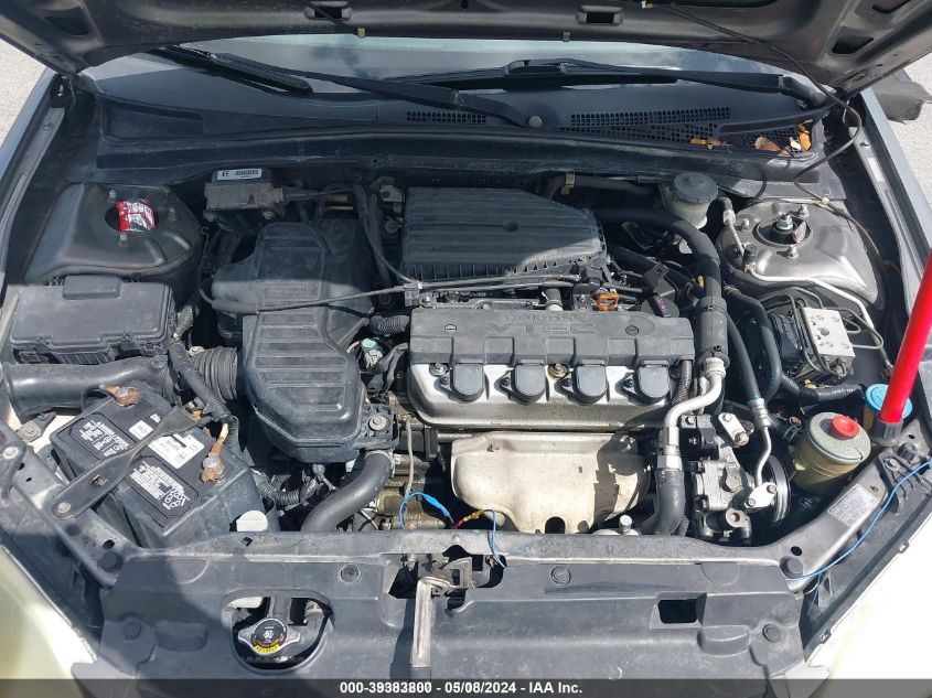 2004 Honda Civic Ex VIN: 1HGEM22954L002706 Lot: 39383800