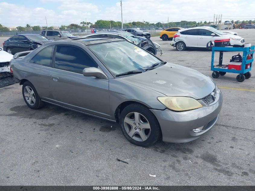 2004 Honda Civic Ex VIN: 1HGEM22954L002706 Lot: 39383800