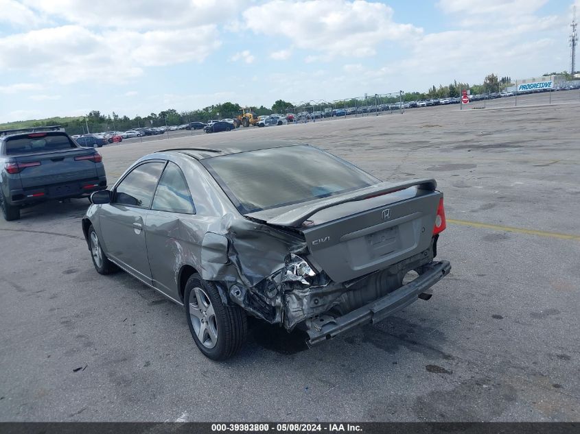 2004 Honda Civic Ex VIN: 1HGEM22954L002706 Lot: 39383800