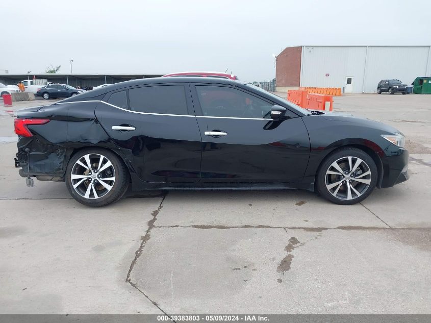 2017 Nissan Maxima 3.5 Sl VIN: 1N4AA6AP1HC396388 Lot: 39383803