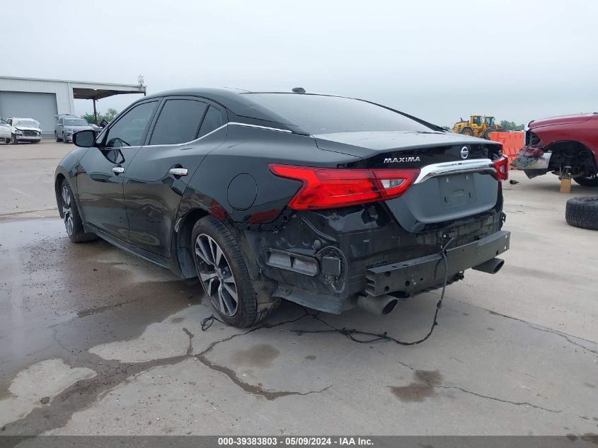 2017 Nissan Maxima 3.5 Sl VIN: 1N4AA6AP1HC396388 Lot: 39383803