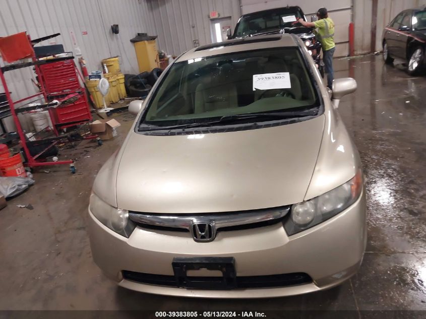 2008 Honda Civic Ex VIN: 1HGFA168X8L073866 Lot: 39383805