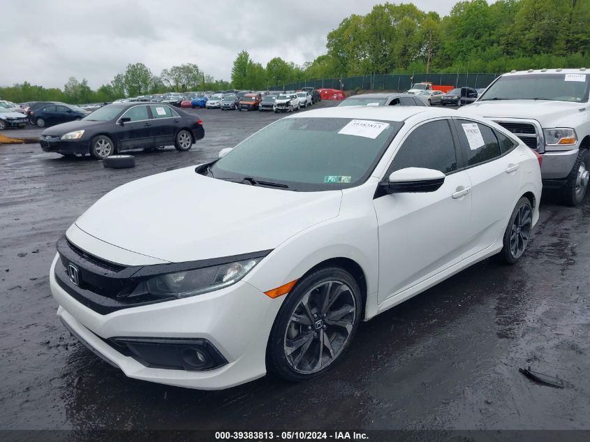 2020 Honda Civic Sport VIN: 2HGFC2F85LH537099 Lot: 39383813