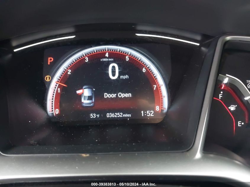 2020 Honda Civic Sport VIN: 2HGFC2F85LH537099 Lot: 39383813