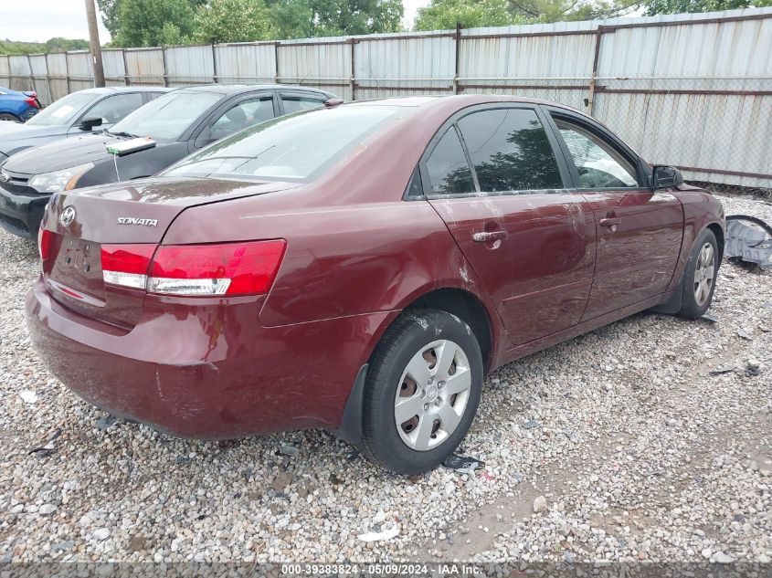 2007 Hyundai Sonata Gls VIN: 5NPET46C27H277431 Lot: 39383824