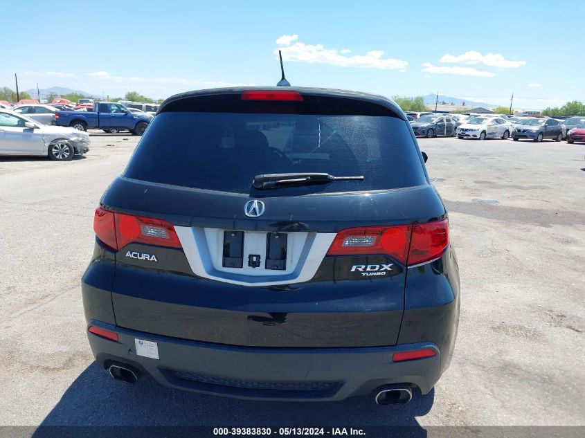 2010 Acura Rdx VIN: 5J8TB2H22AA003651 Lot: 39383830