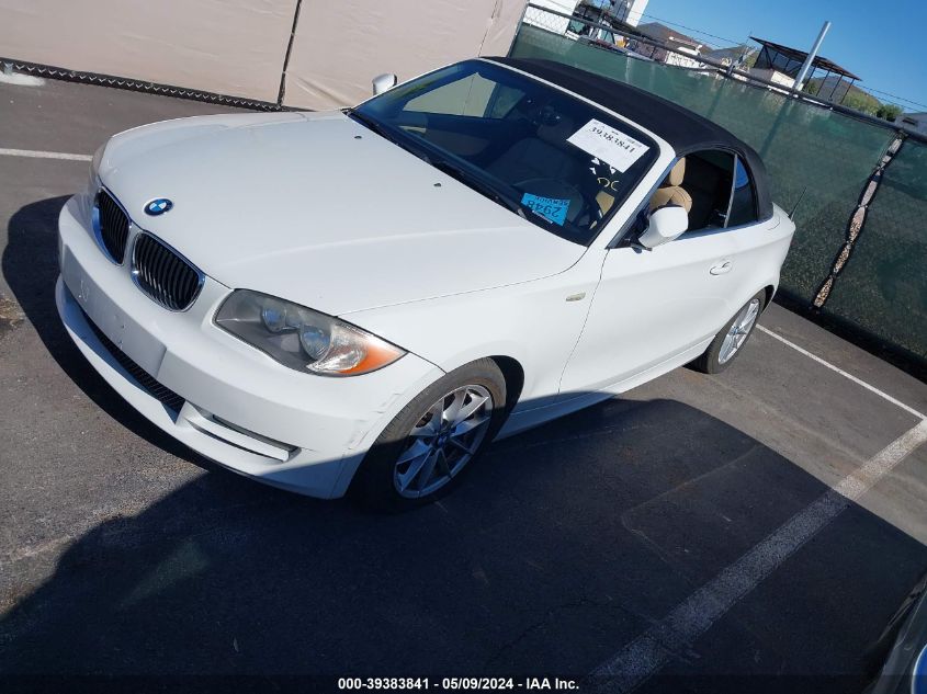 2011 BMW 128I VIN: WBAUL7C53BVM80854 Lot: 39383841