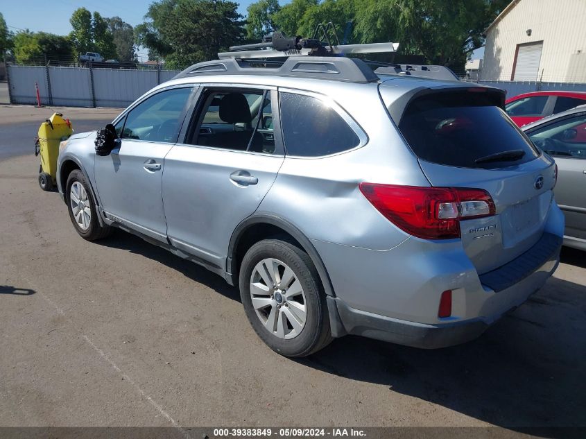 2015 Subaru Outback 2.5I Premium VIN: 4S4BSAHC3F3281690 Lot: 39383849