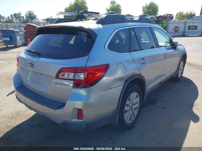 2015 Subaru Outback 2.5I Premium VIN: 4S4BSAHC3F3281690 Lot: 39383849