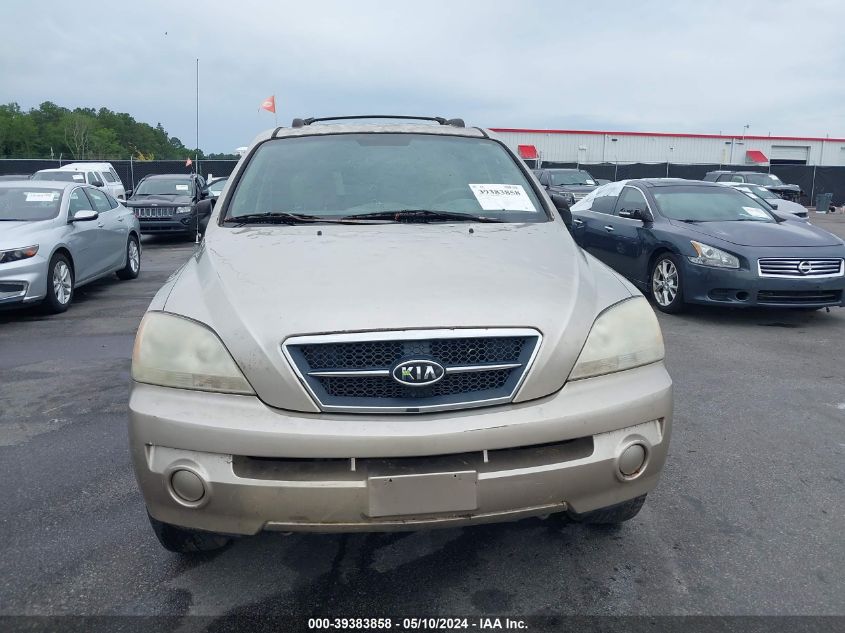 2006 Kia Sorento Ex/Lx VIN: KNDJC733X65599186 Lot: 39383858