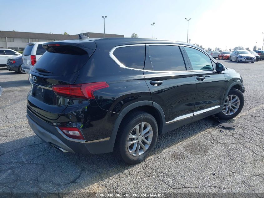 2019 Hyundai Santa Fe Sel VIN: 5NMS33AD6KH082869 Lot: 39383862