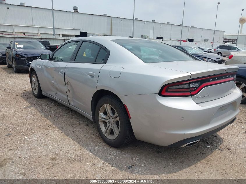 2022 Dodge Charger Sxt Rwd VIN: 2C3CDXBG3NH250649 Lot: 39383863