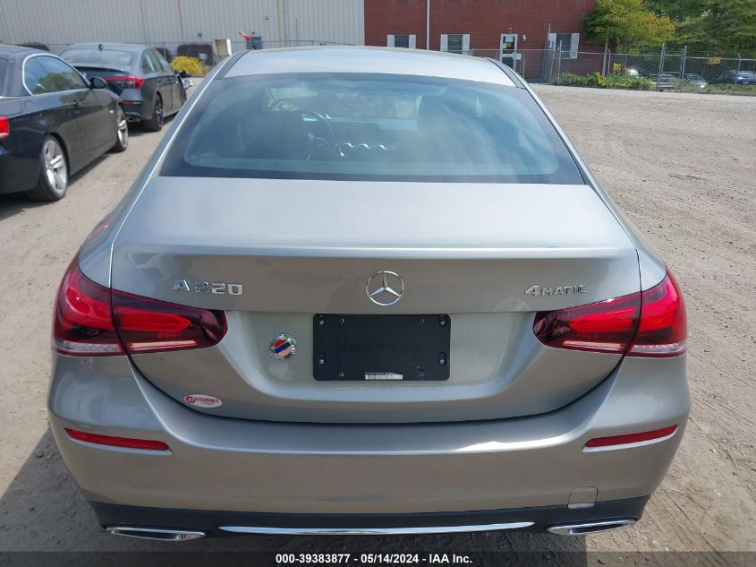 2019 Mercedes-Benz A 220 4Matic VIN: WDD3G4FB0KW018819 Lot: 39383877