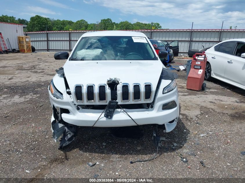 2015 Jeep Cherokee Sport VIN: 1C4PJLAB6FW701872 Lot: 39383884