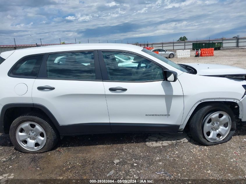 2015 Jeep Cherokee Sport VIN: 1C4PJLAB6FW701872 Lot: 39383884