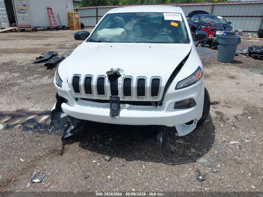 2015 Jeep Cherokee Sport VIN: 1C4PJLAB6FW701872 Lot: 39383884